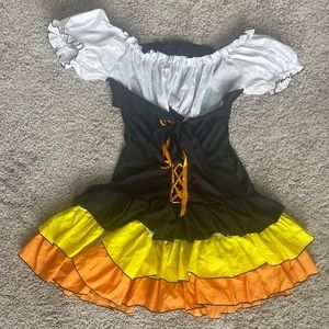 Candycorn Witch halloween costume